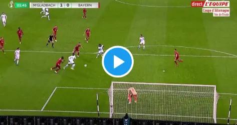 En vidéo : Le premier but de Manu Koné avec le Borussia Mönchengladbach contre le Bayern Munich !