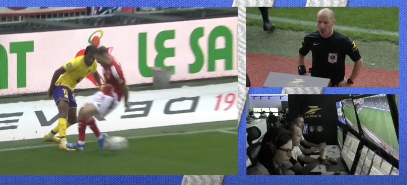 VIDÉOS - Exceptionnel : découvrez les échanges entre la VAR et l’arbitre pour les deux penalties du TFC à Brest