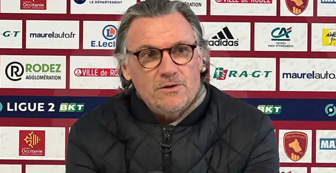Didier Santini (Rodez) : “Sans notre gardien, on en aurait pris huit ou dix”